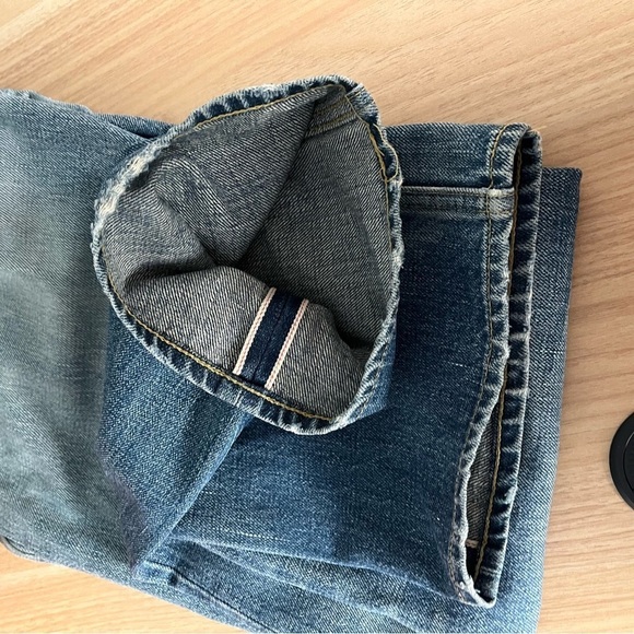 ORIGINAL FAKE sz 1 US sz 31-32 Blue Denim Jeans 2009 Japan KAWS - Picture 13 of 16